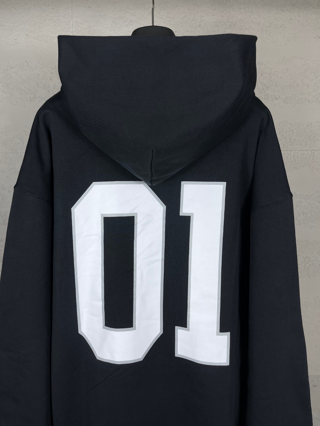 Balenciaga 巴黎世家 篮球球服绣花印花连帽卫衣 外套 长袖 黑色 A5 821861TRVW81055