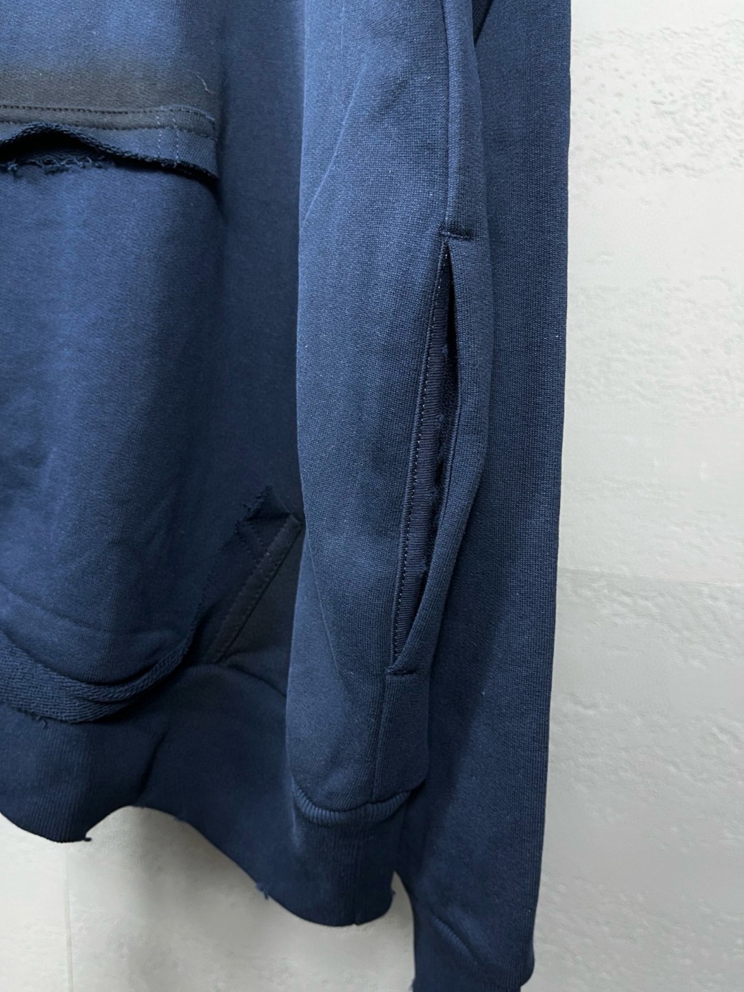 Balenciaga 巴黎世家 胶带直喷印花连帽卫衣 外套 长袖 宝蓝色 B0 