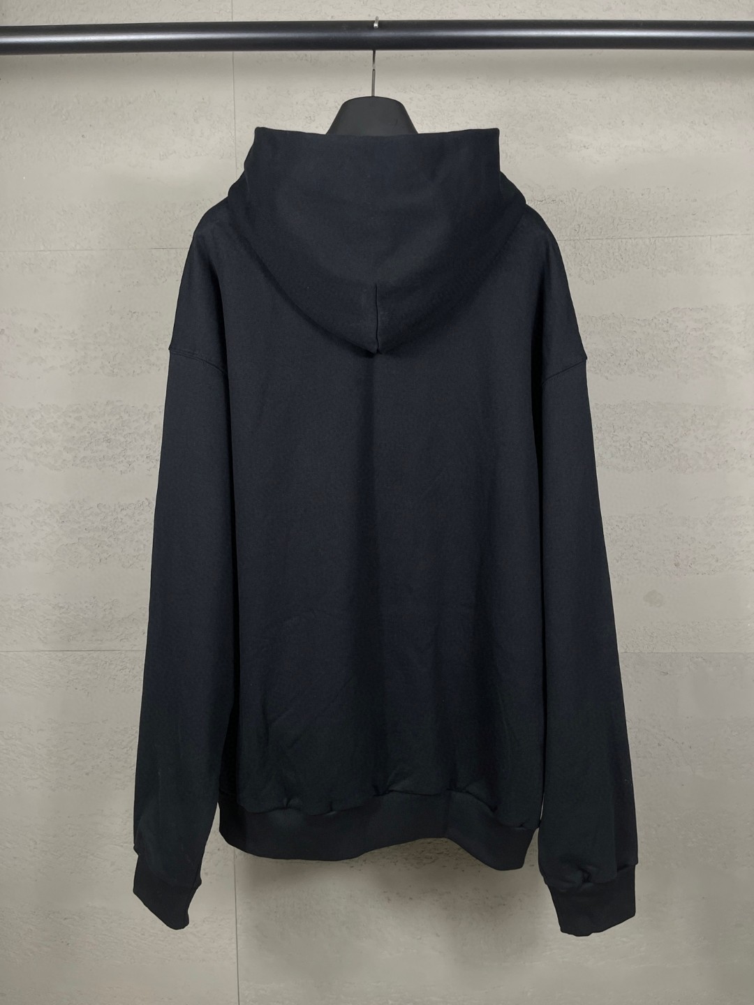 Balenciaga 巴黎世家 彩色印花刺绣连帽卫衣 外套 长袖 黑色 B0