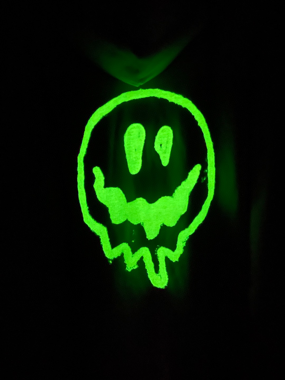 Balenciaga 巴黎世家 夜光笑脸直喷印花拉链连帽卫衣 外套 长袖 白色 B0 826162TSVG39012