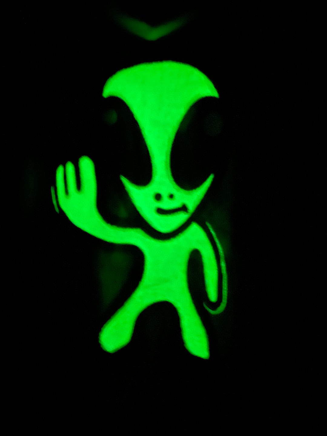 Balenciaga 巴黎世家 夜光外星人直喷印花拉链连帽卫衣 外套 长袖 灰色 B0 826162TSVF41300