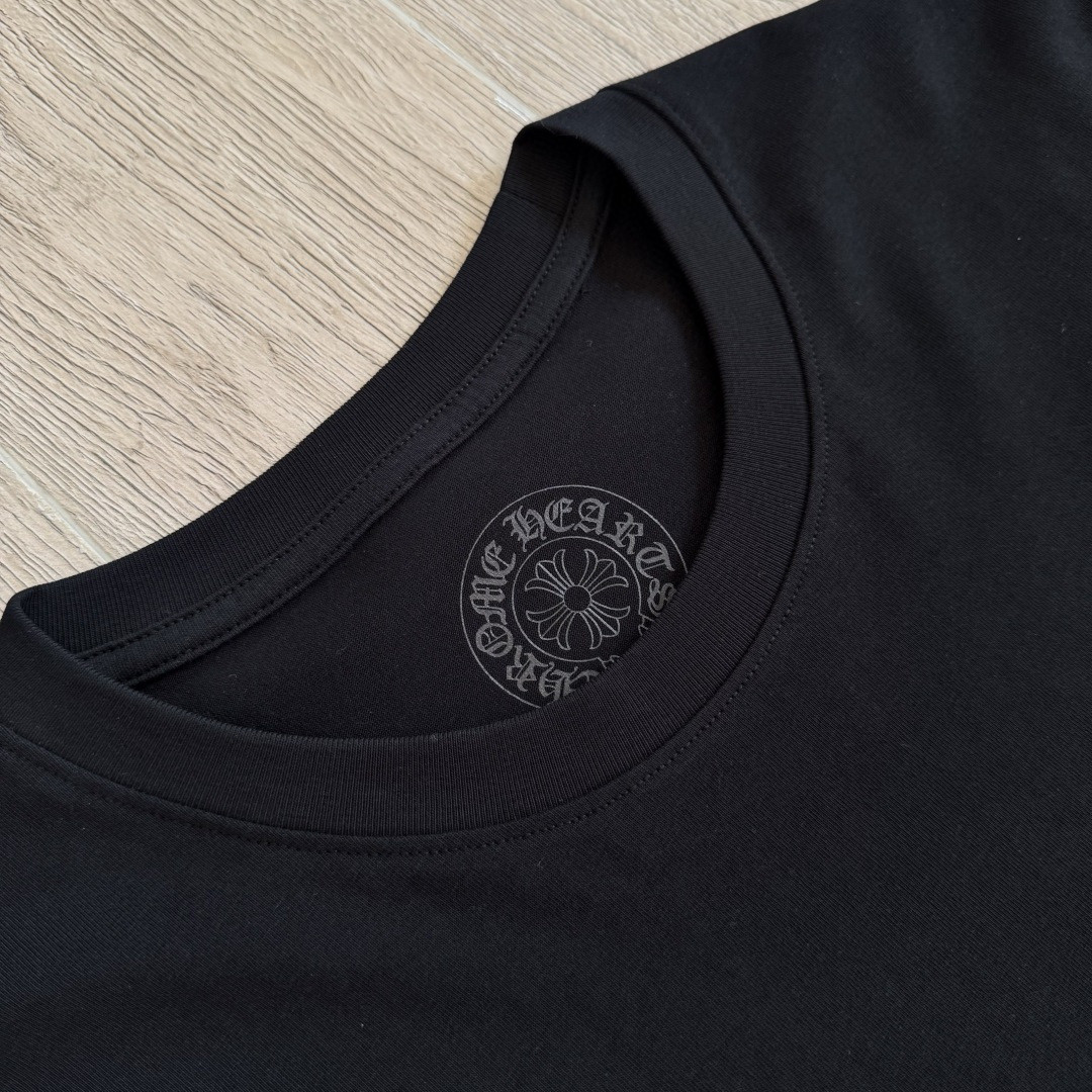 Chrome Hearts 克罗心 Aspen限定 Mattyboy 联名 黑白插肩花臂长袖卫衣 T恤 套头 黑色 A5 CH-66477067