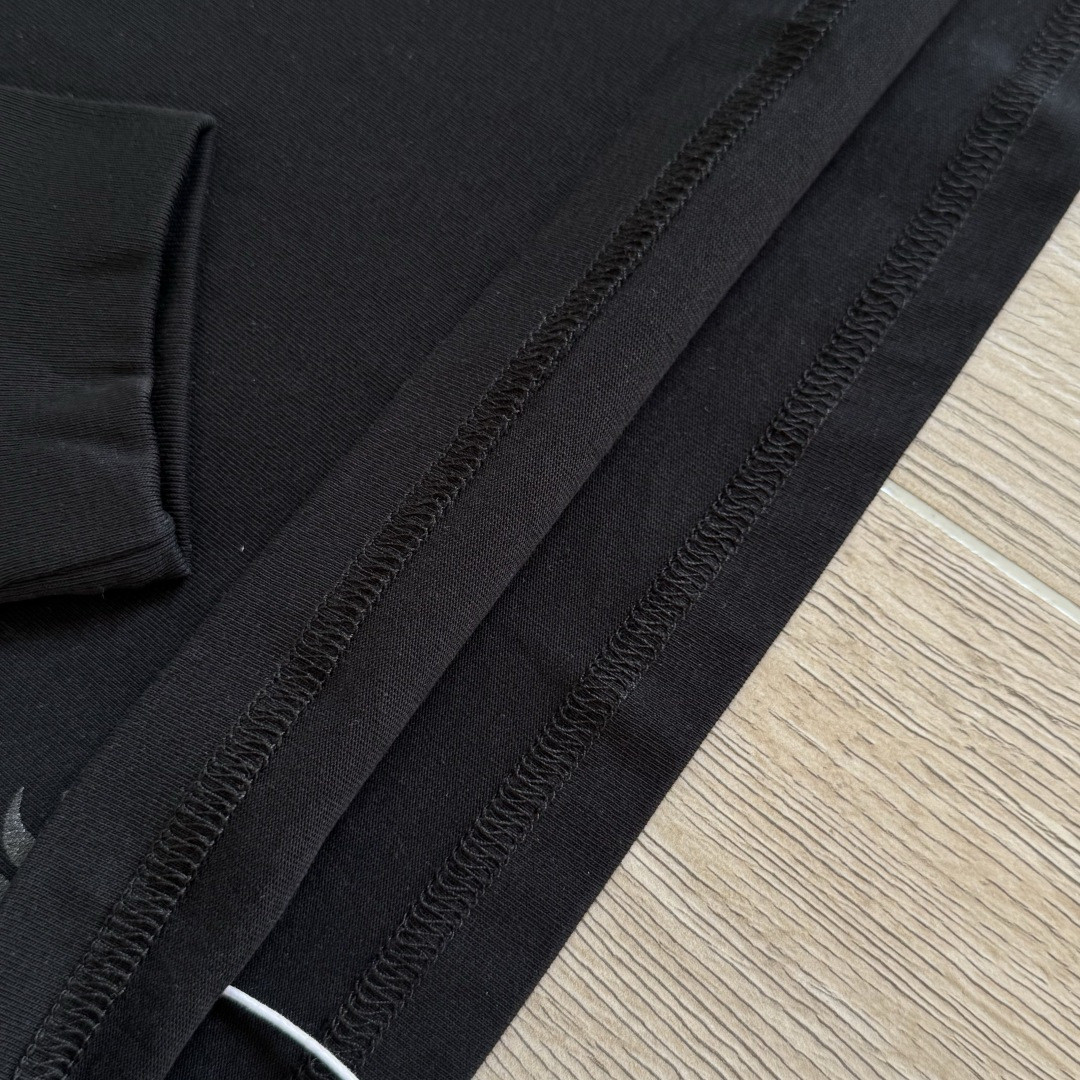 Chrome Hearts 克罗心 Aspen限定 Mattyboy 联名 黑白插肩花臂长袖卫衣 T恤 套头 黑色 A5 CH-66477067