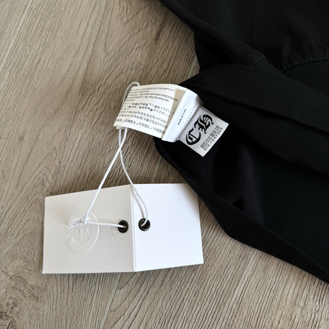 Chrome Hearts 克罗心 Aspen限定 Mattyboy 联名 黑白插肩花臂长袖卫衣 T恤 套头 黑色 A5 CH-66477067