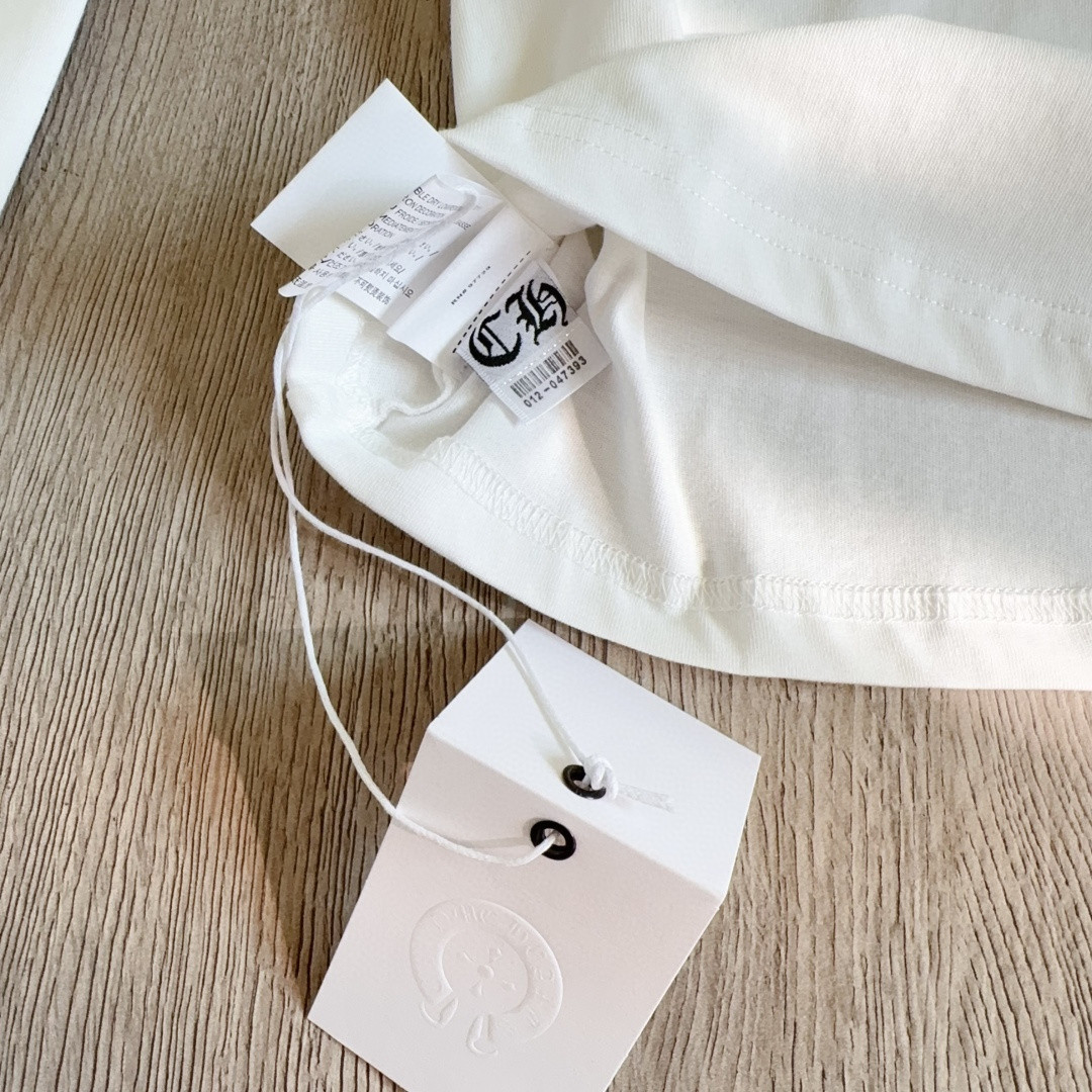 Chrome Hearts 克罗心 Aspen限定 Mattyboy 联名 黑白插肩花臂长袖卫衣 T恤 套头 白色 A5