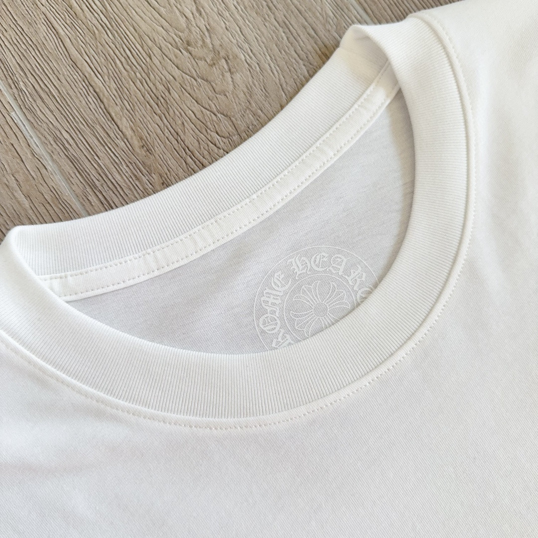 Chrome Hearts 克罗心 Aspen限定 Mattyboy 联名 黑白插肩花臂长袖卫衣 T恤 套头 白色 A5