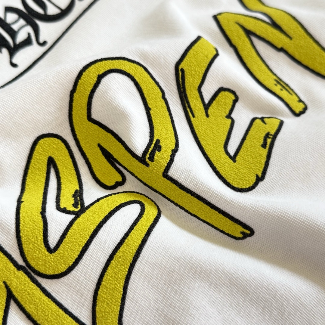 Chrome Hearts 克罗心 Aspen限定 Mattyboy 联名 黑白插肩花臂长袖卫衣 T恤 套头 白色 A5