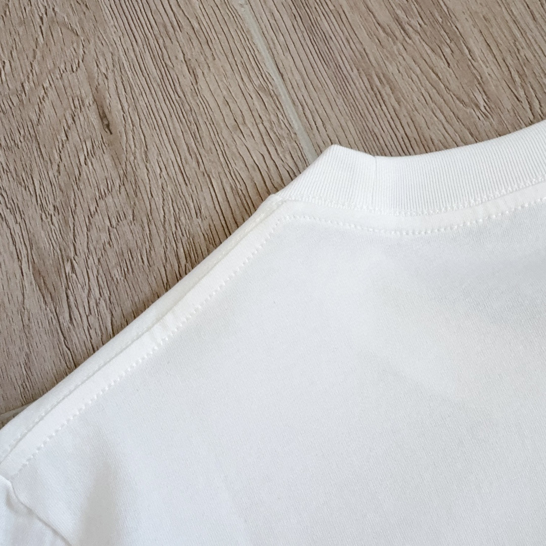 Chrome Hearts 克罗心 领口玫红长袖卫衣 T恤 套头 白色 A5 035-067971