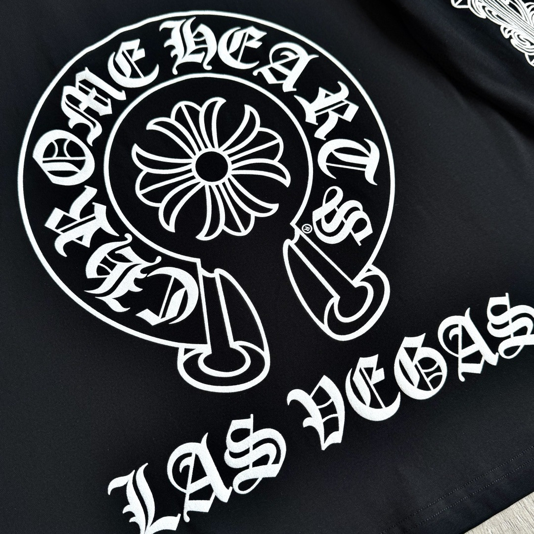 Chrome Hearts 克罗心 经典花臂长袖卫衣 T恤 套头 黑色 A5 