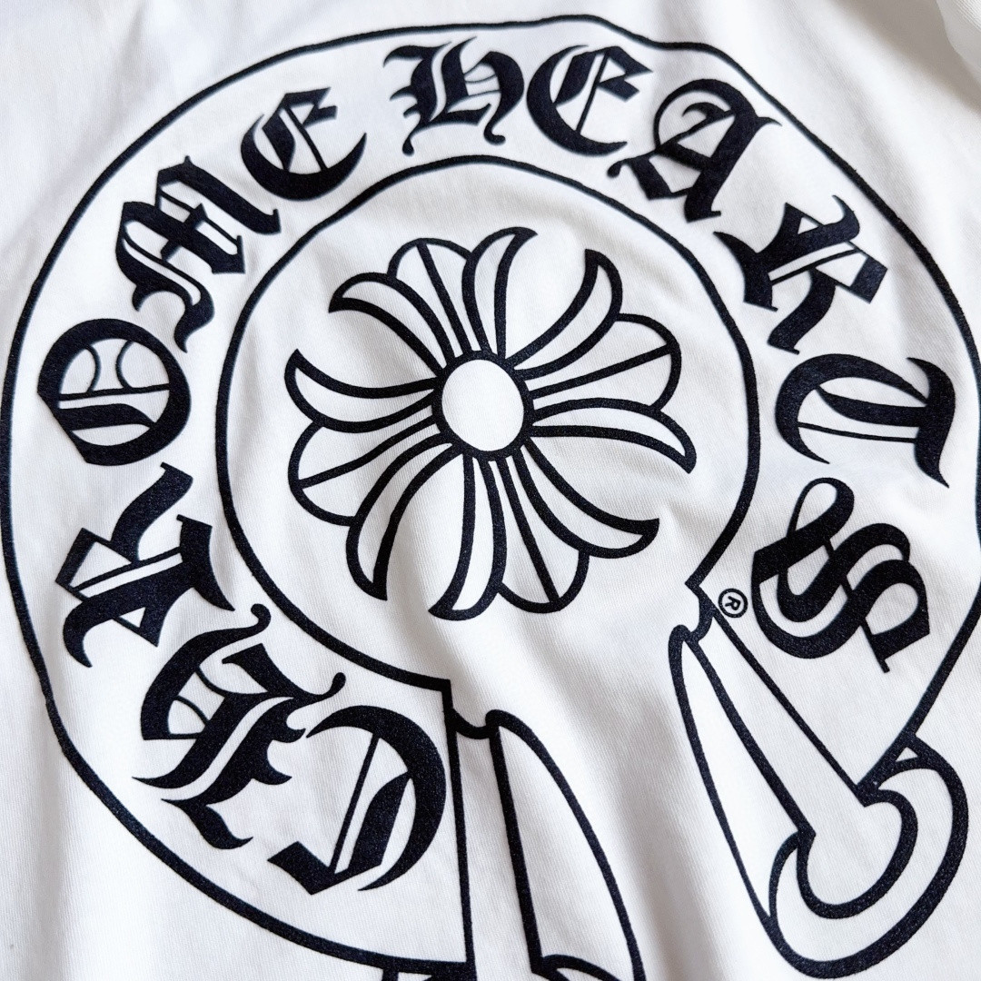 Chrome Hearts 克罗心 经典花臂长袖卫衣 T恤 套头 白色 A5 