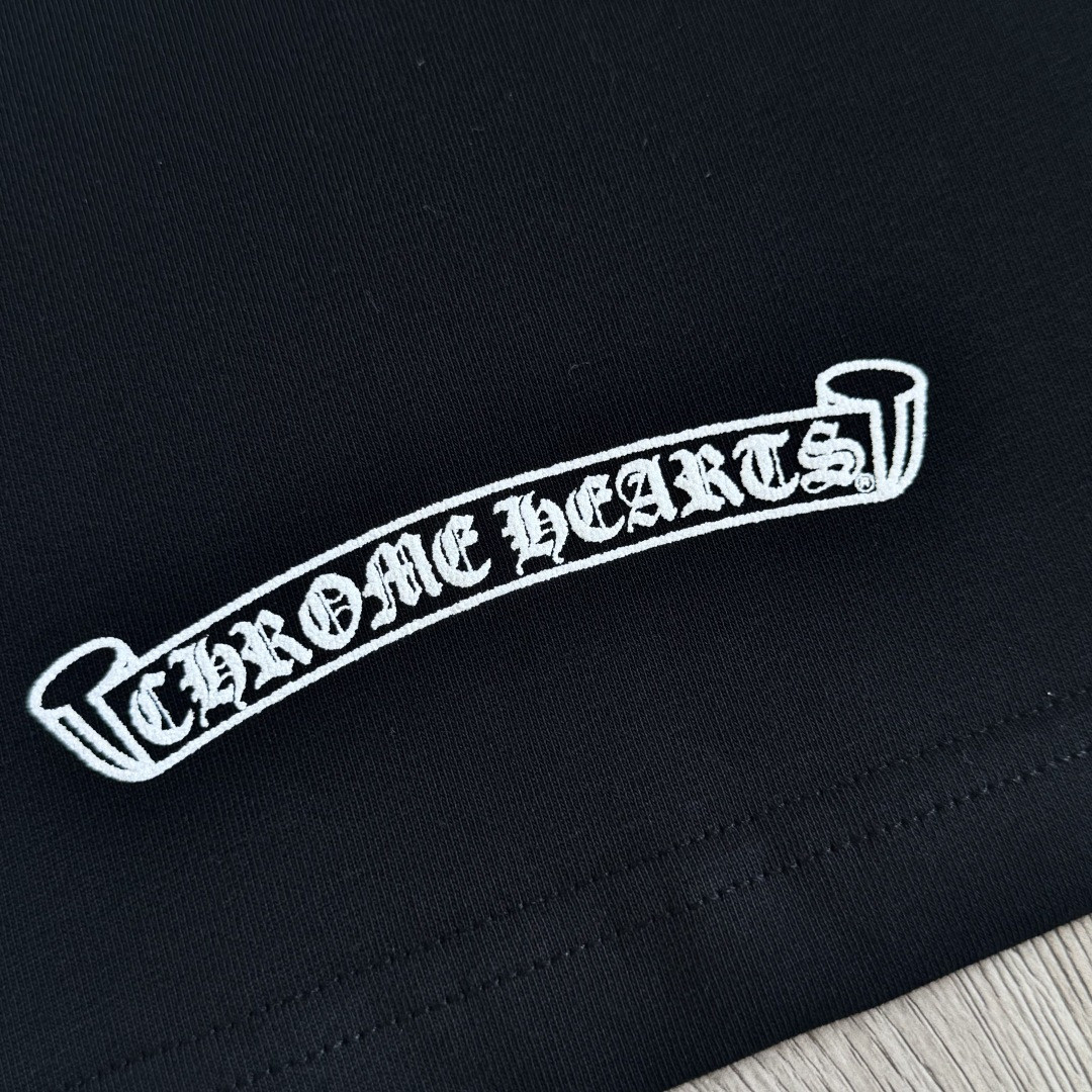 Chrome Hearts 克罗心城市限定长袖卫衣 T恤 套头 黑色 A5 CH-0001189