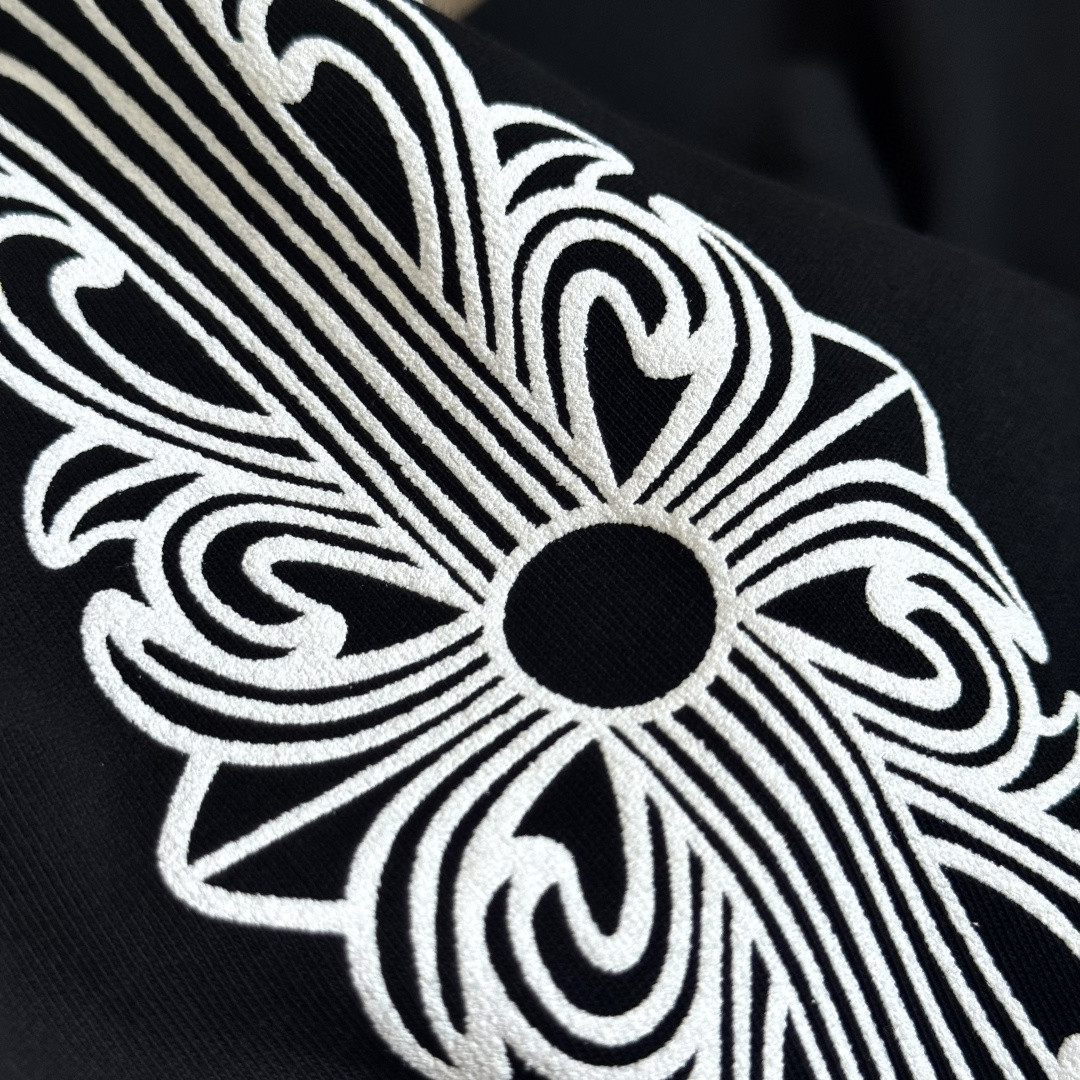 Chrome Hearts 克罗心城市限定长袖卫衣 T恤 套头 黑色 A5 CH-0001189