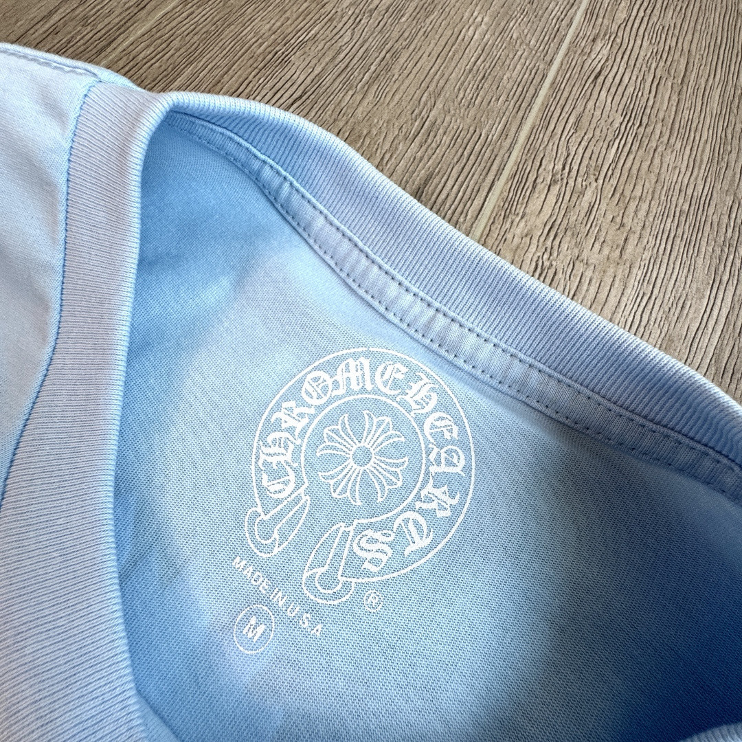 Chrome Hearts 克罗心 宝剑长袖卫衣 T恤 套头 蓝色 A5 