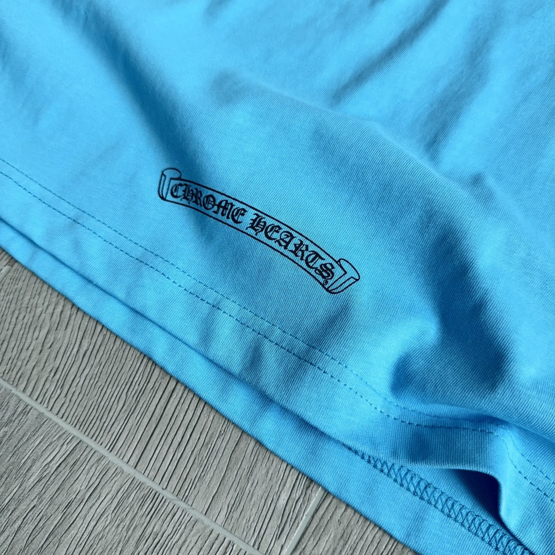 Chrome Hearts 克罗心 Mattyboy限定长袖卫衣 T恤 套头 蓝色 A5 CH-2024-0428