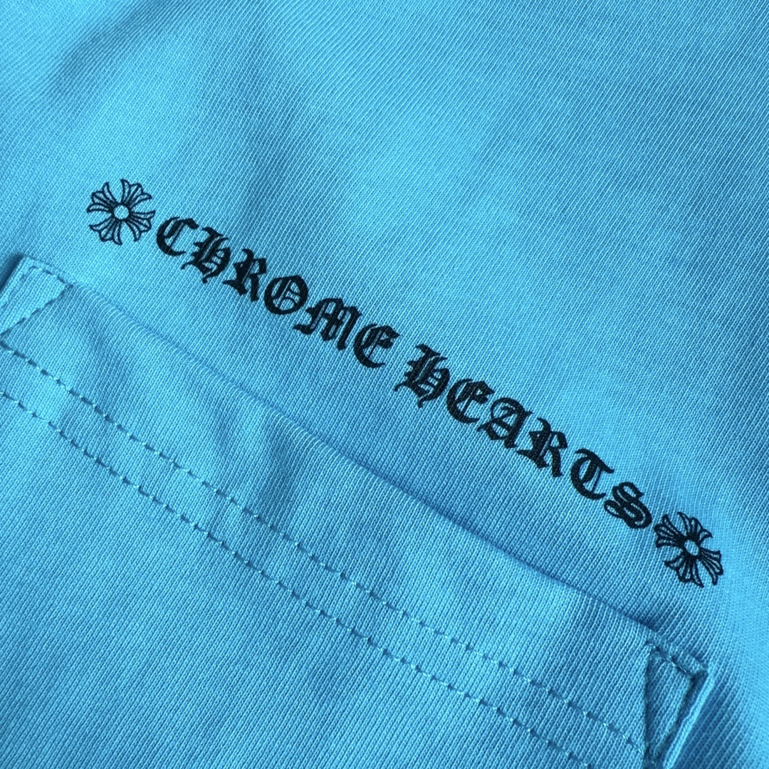 Chrome Hearts 克罗心 Mattyboy限定长袖卫衣 T恤 套头 蓝色 A5 CH-2024-0428