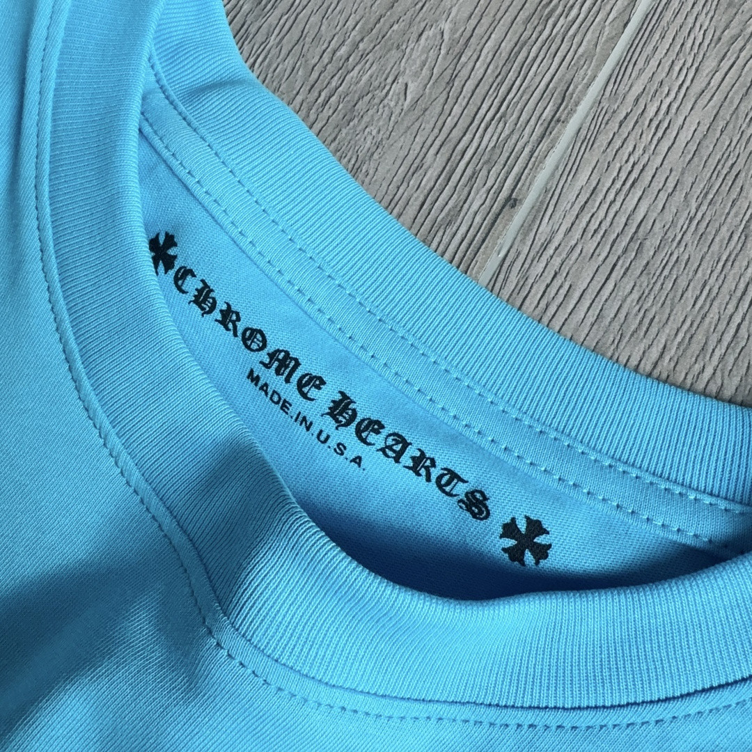 Chrome Hearts 克罗心 Mattyboy限定长袖卫衣 T恤 套头 蓝色 A5 CH-2024-0428