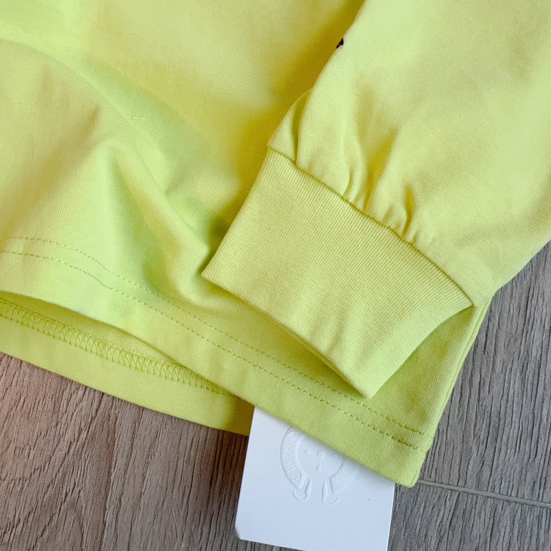 Chrome Hearts 克罗心 联名限定长袖卫衣 T恤 套头 苹果绿 A5 