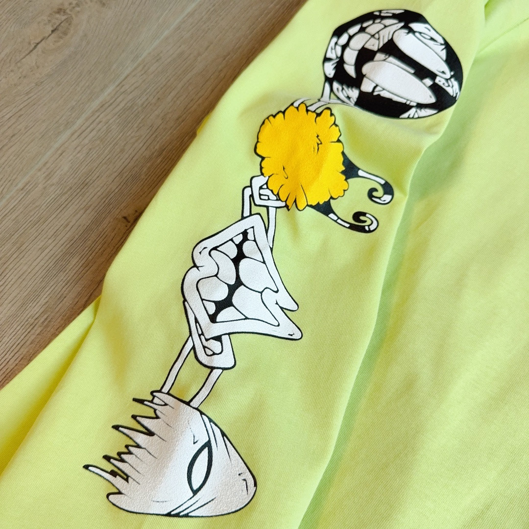 Chrome Hearts 克罗心 联名限定长袖卫衣 T恤 套头 苹果绿 A5 