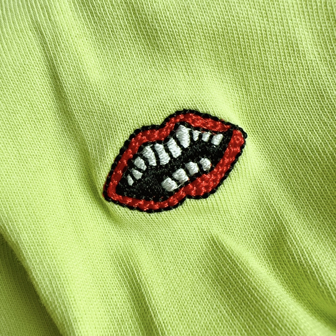 Chrome Hearts 克罗心 联名限定长袖卫衣 T恤 套头 苹果绿 A5 