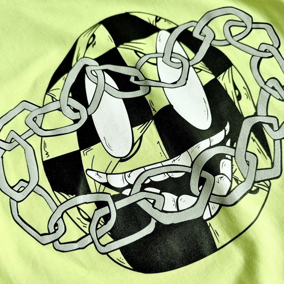 Chrome Hearts 克罗心 联名限定长袖卫衣 T恤 套头 苹果绿 A5 