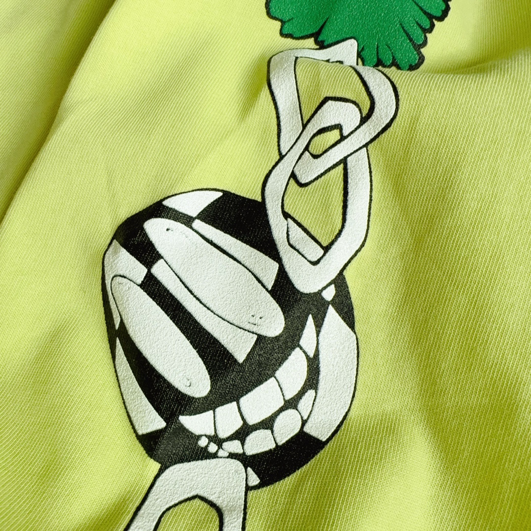 Chrome Hearts 克罗心 联名限定长袖卫衣 T恤 套头 苹果绿 A5 