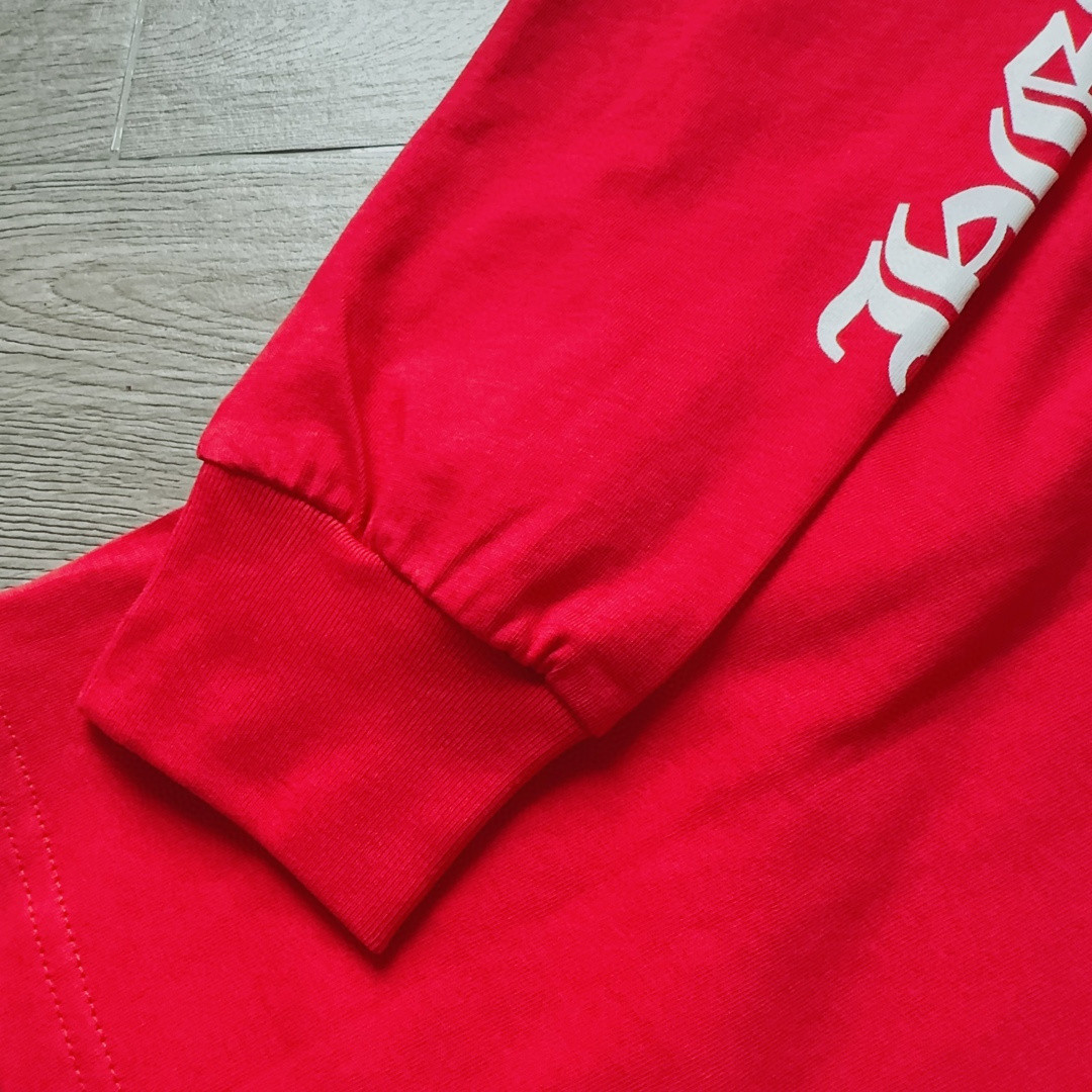 Chrome Hearts 克罗心 卷轴长袖卫衣 T恤 套头 红色 A5 