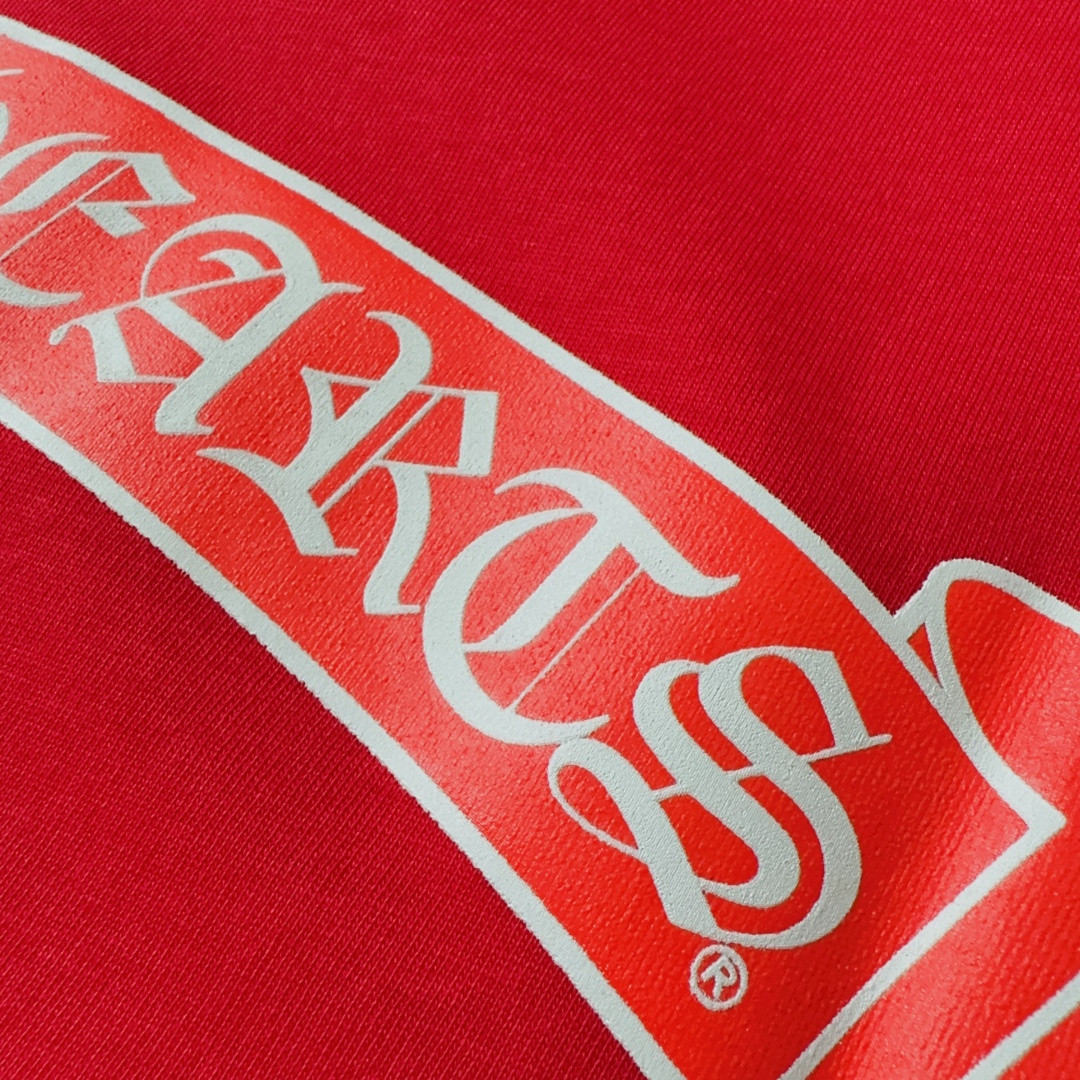 Chrome Hearts 克罗心 卷轴长袖卫衣 T恤 套头 红色 A5 