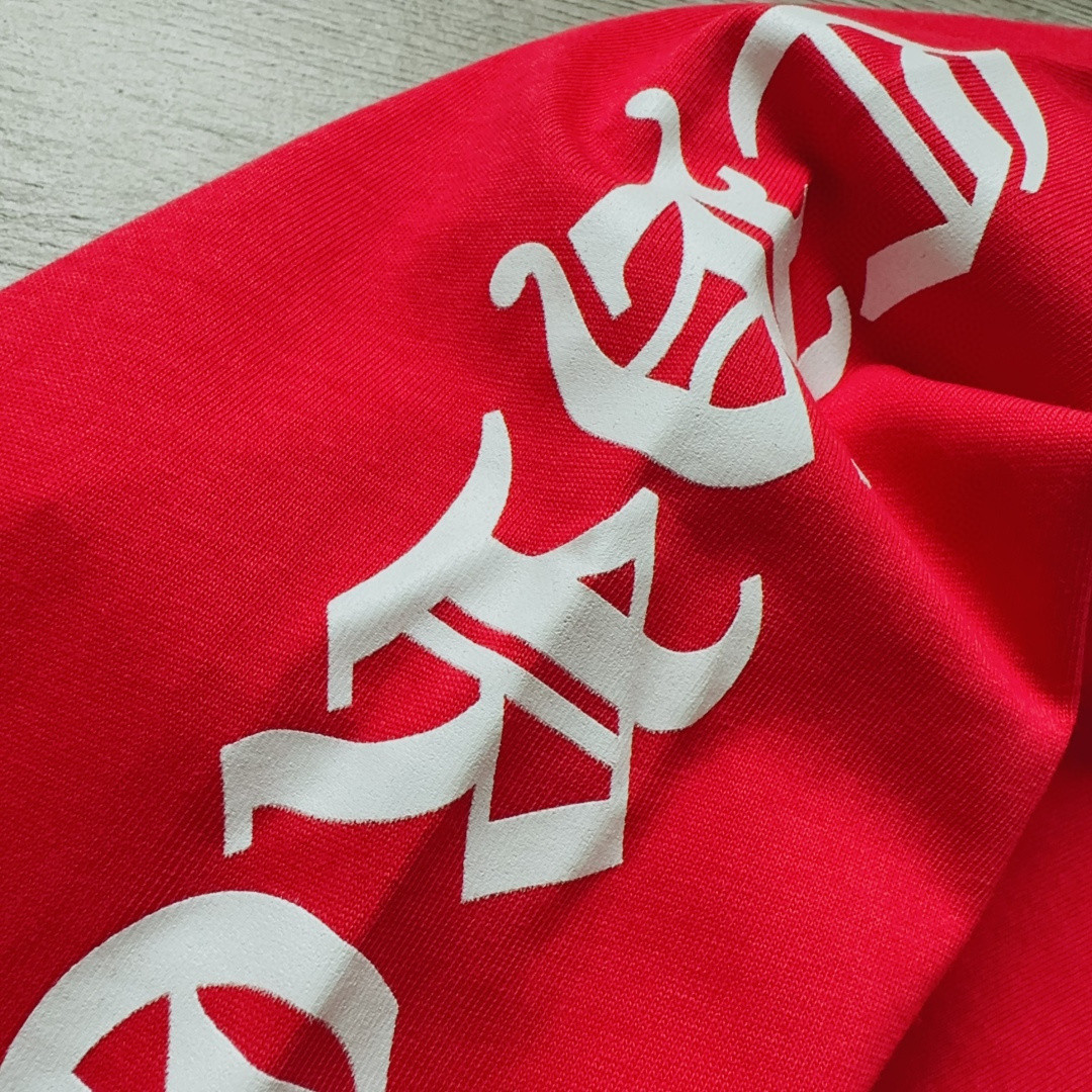 Chrome Hearts 克罗心 卷轴长袖卫衣 T恤 套头 红色 A5 