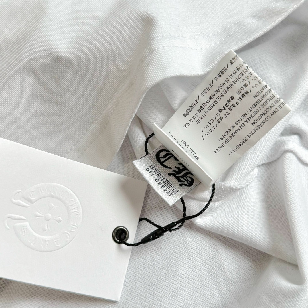 Chrome Hearts 克罗心 黑白拼接长袖卫衣 T恤 套头 A5 CH-22214