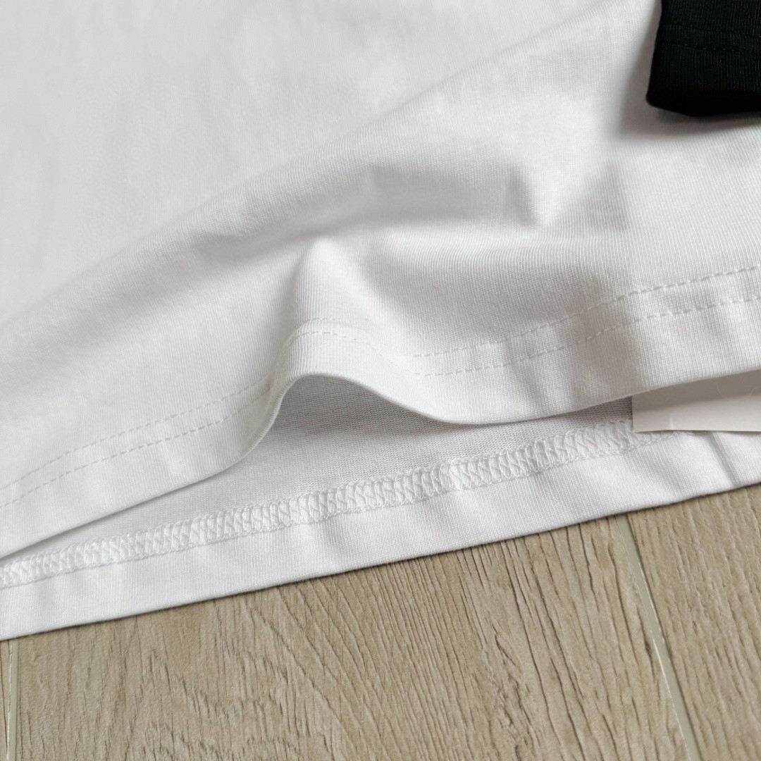 Chrome Hearts 克罗心 黑白拼接长袖卫衣 T恤 套头 A5 CH-22214