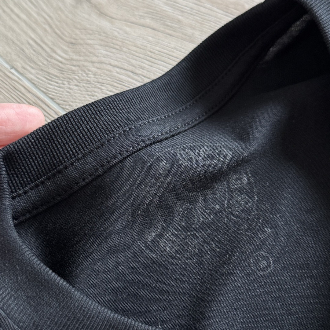 Chrome Hearts 克罗心 彩色十字架长袖卫衣 T恤 套头 黑色 A5 CH-0606