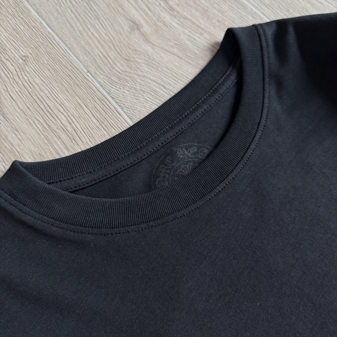 Chrome Hearts 克罗心 彩色十字架长袖卫衣 T恤 套头 黑色 A5 CH-0606