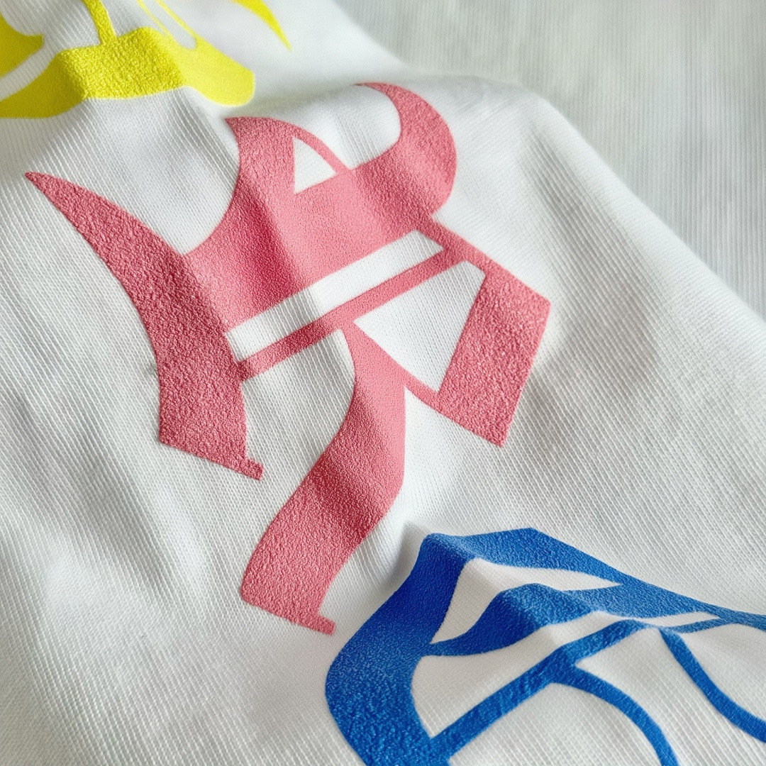 Chrome Hearts 克罗心 彩色十字架长袖卫衣 T恤 套头 白色 A5 CH-0605