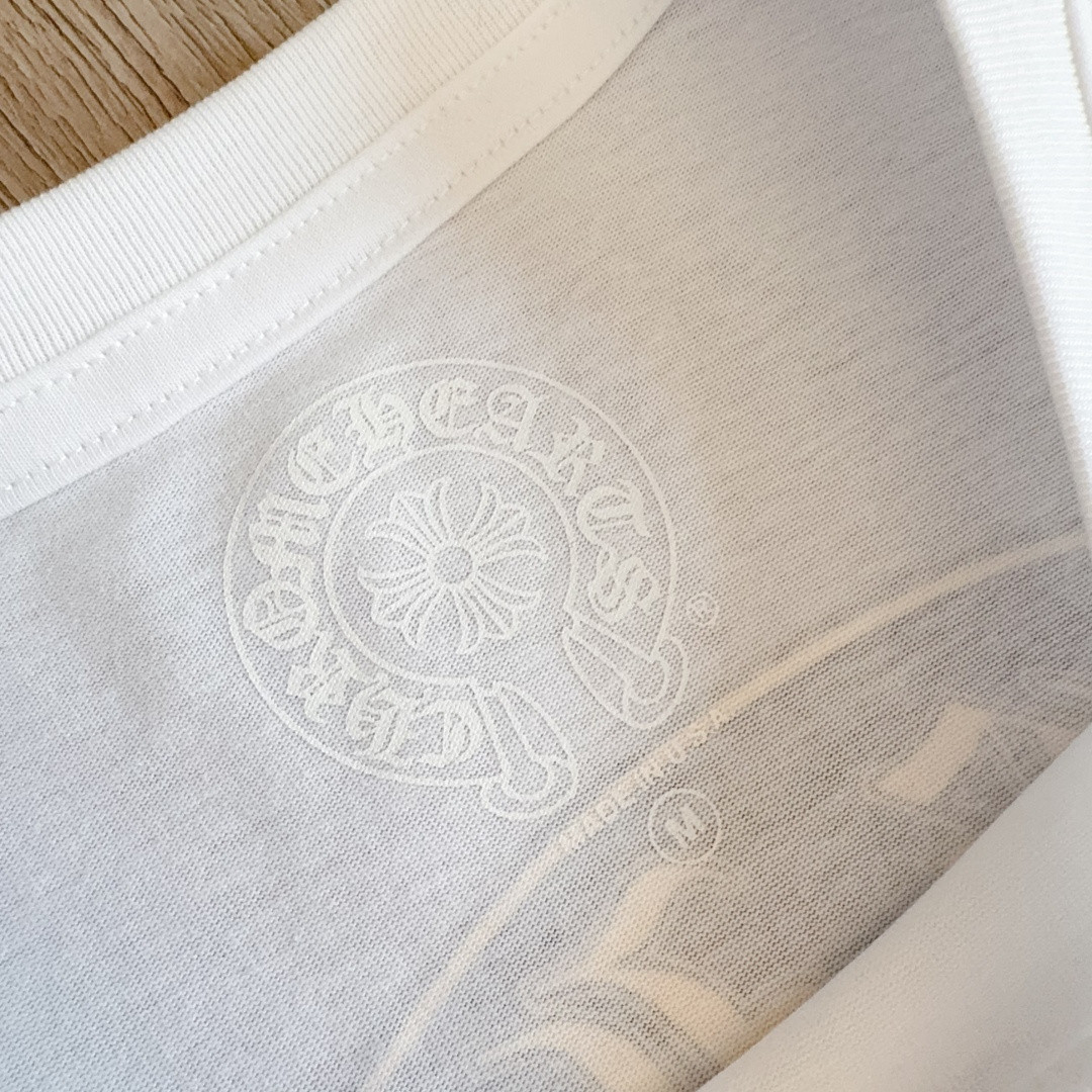 Chrome Hearts 克罗心 迷彩马蹄长袖卫衣 T恤 套头 白色 A5 