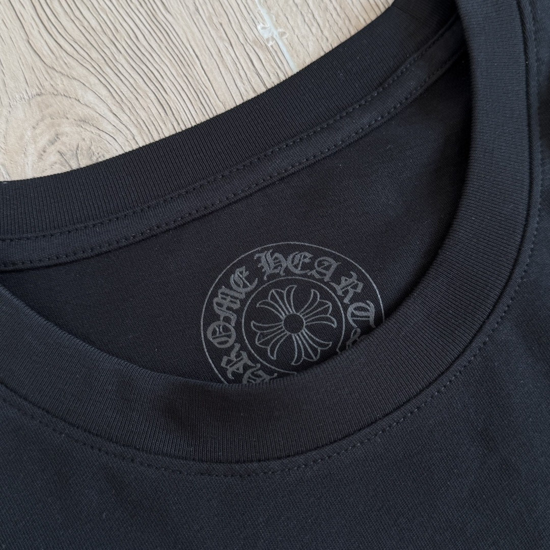 Chrome Hearts 克罗心 橘色logo卫衣 T恤 套头 黑色 A5 CH-20230315