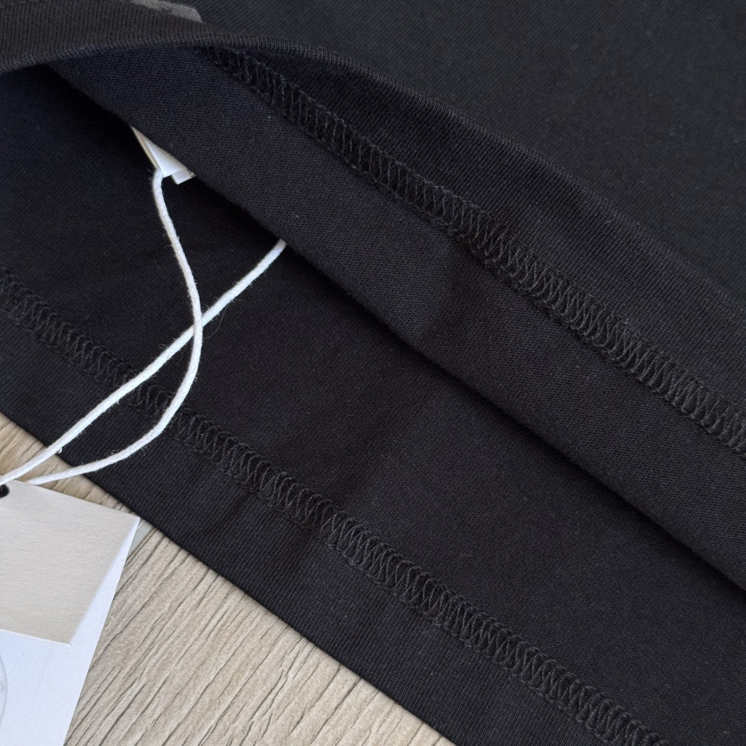 Chrome Hearts 克罗心 粉色马蹄印花圆领短袖 T恤 黑色 A5