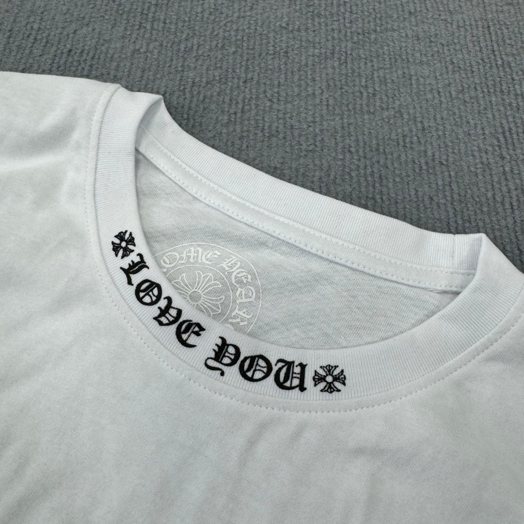 Chrome Hearts 克罗心 Love You限定圆领短袖 T恤 白色 A5