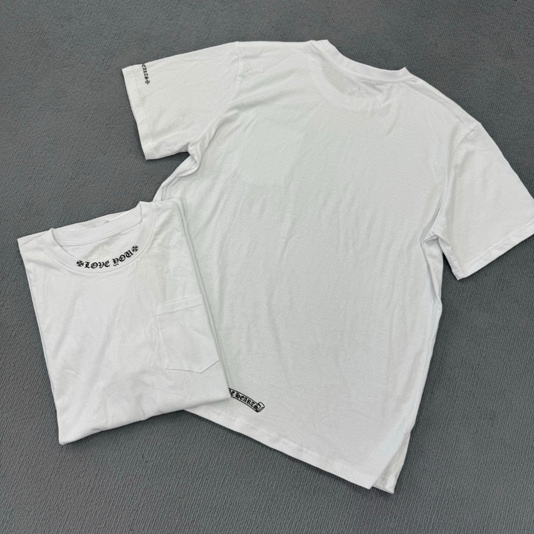 Chrome Hearts 克罗心 Love You限定圆领短袖 T恤 白色 A5