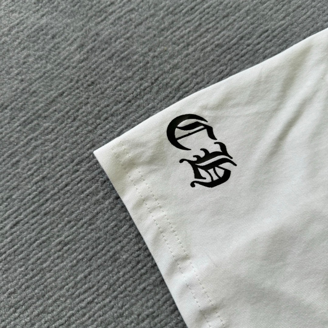 Chrome Hearts 克罗心 经典幻影十字架圆领短袖 T恤 白色 黑色 A5 