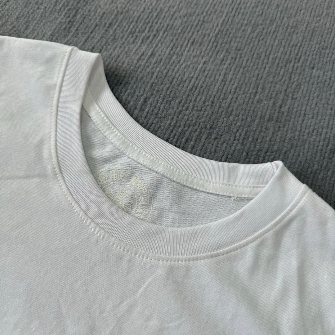 Chrome Hearts 克罗心 经典幻影十字架圆领短袖 T恤 白色 黑色 A5 