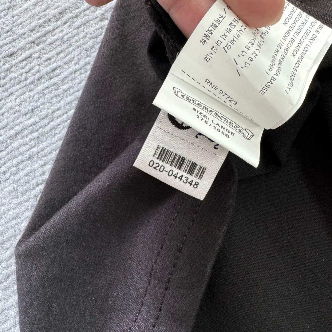 Chrome Hearts 克罗心 经典幻影十字架圆领短袖 T恤 白色 黑色 A5 