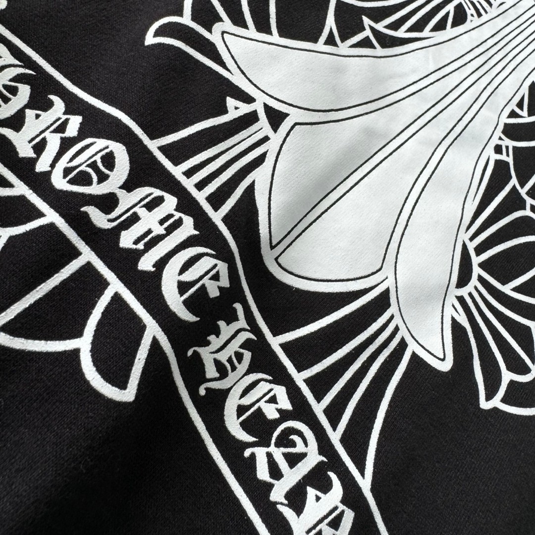 Chrome Hearts 克罗心 经典幻影十字架圆领短袖 T恤 白色 黑色 A5 