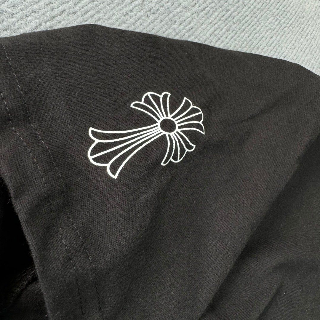 Chrome Hearts 克罗心 经典幻影十字架圆领短袖 T恤 白色 黑色 A5 