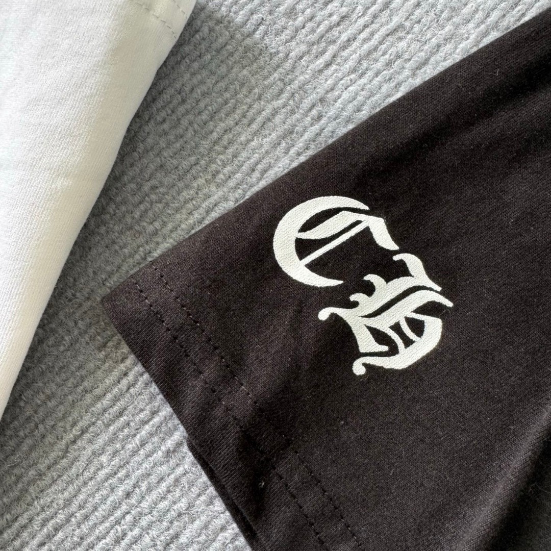 Chrome Hearts 克罗心 经典幻影十字架圆领短袖 T恤 白色 黑色 A5 