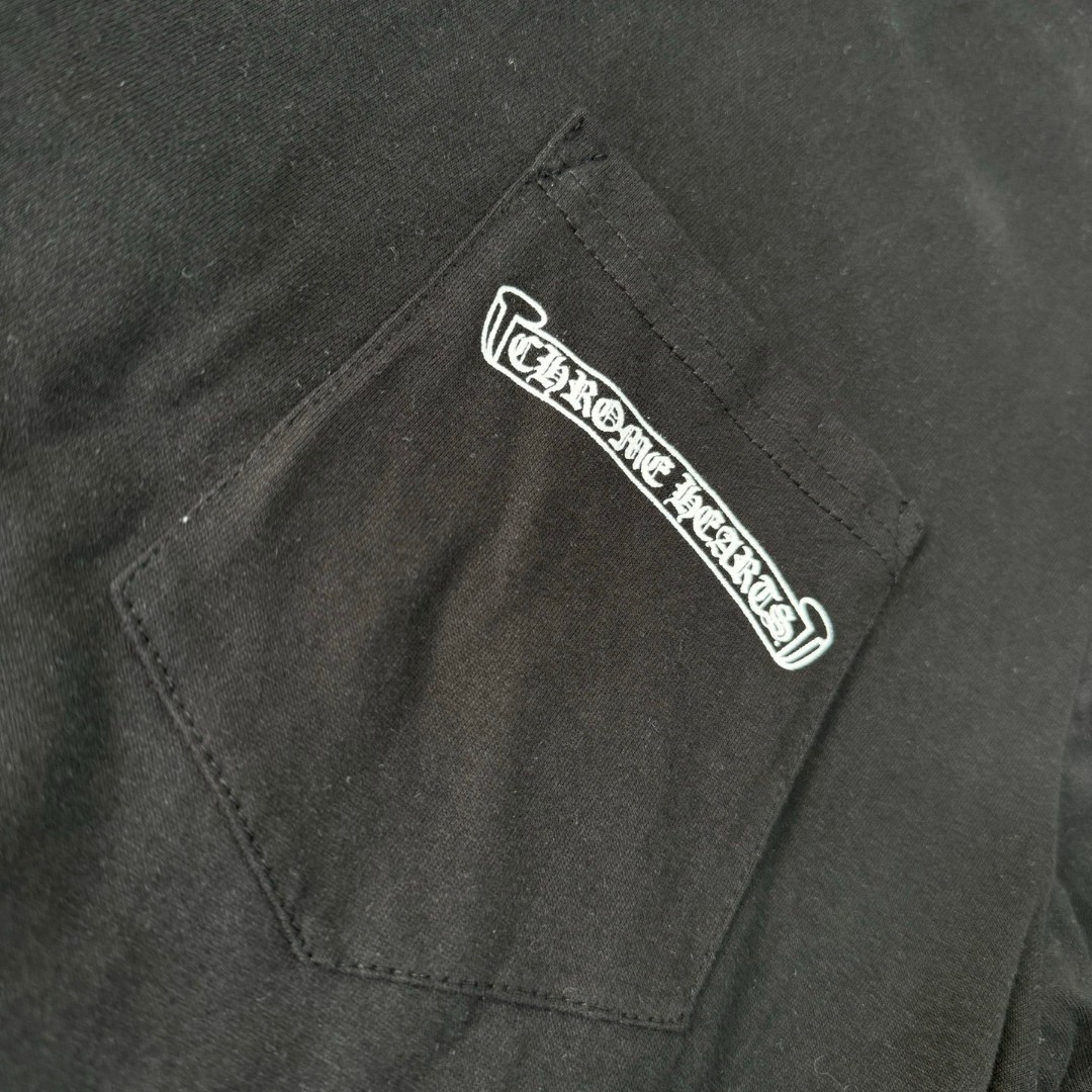 Chrome Hearts 克罗心 经典幻影十字架圆领短袖 T恤 白色 黑色 A5 