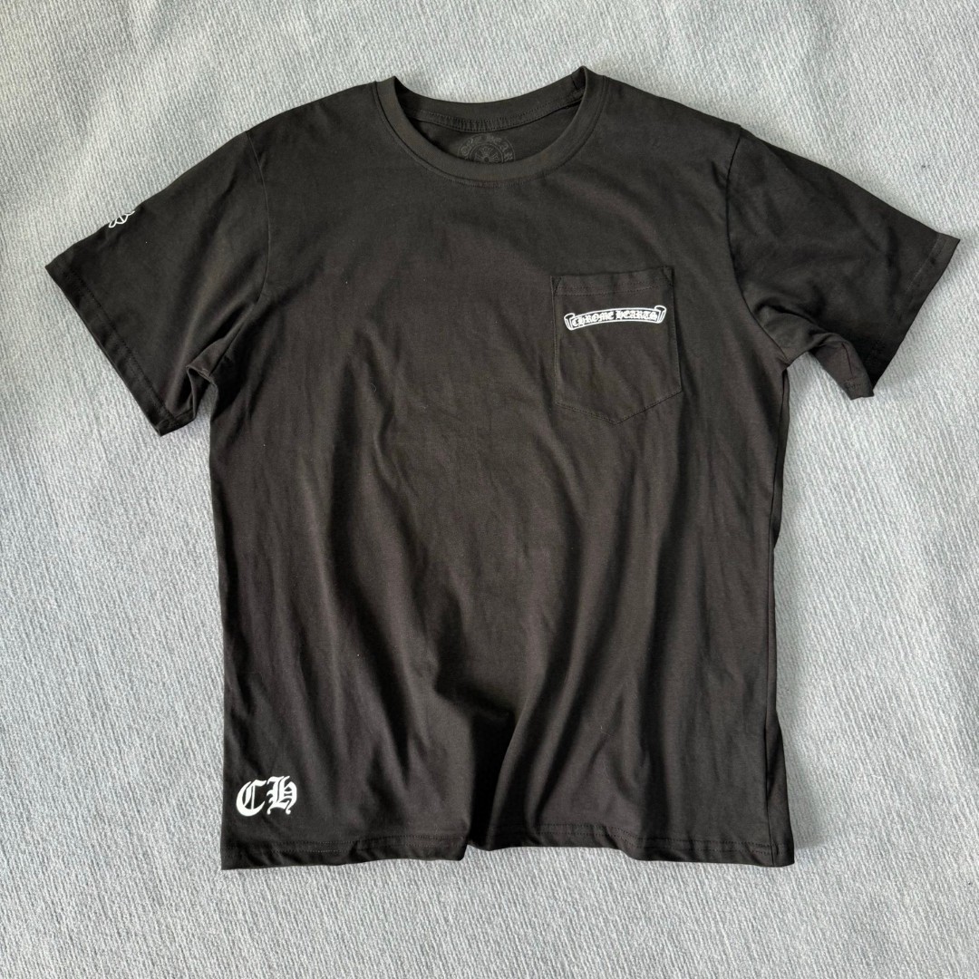 Chrome Hearts 克罗心 经典幻影十字架圆领短袖 T恤 白色 黑色 A5 