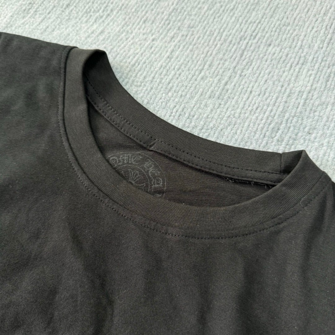 Chrome Hearts 克罗心 宝剑梵文logo圆领短袖 T恤 白色 黑色 A5 C19-2B