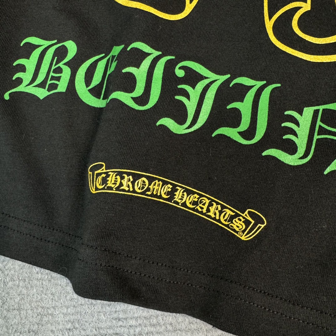 Chrome Hearts 克罗心 北京周年限定圆领短袖 T恤 黑色 A5
