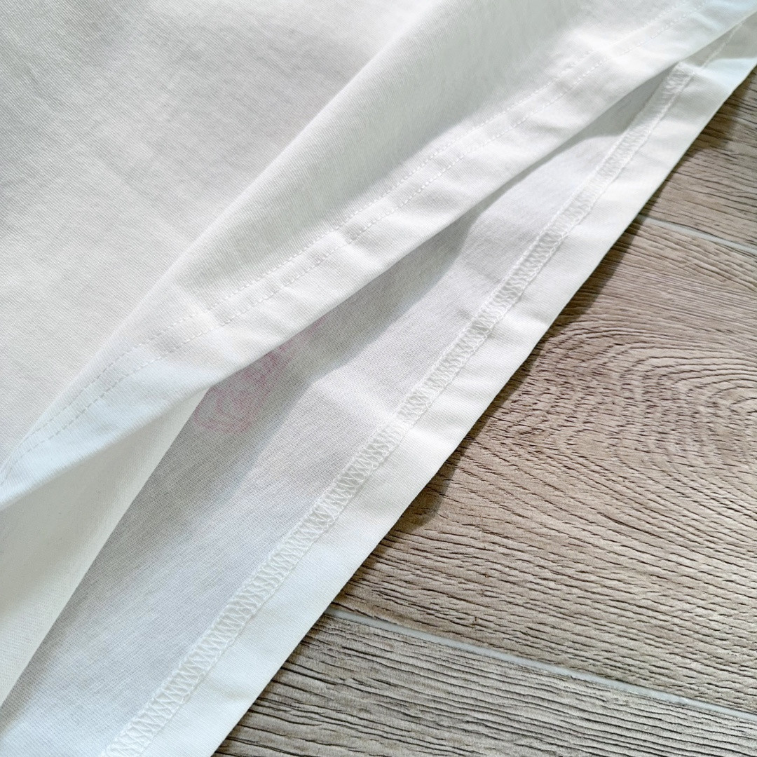 Chrome Hearts 克罗心 荧光粉色马蹄印花圆领短袖 T恤 白色 A5