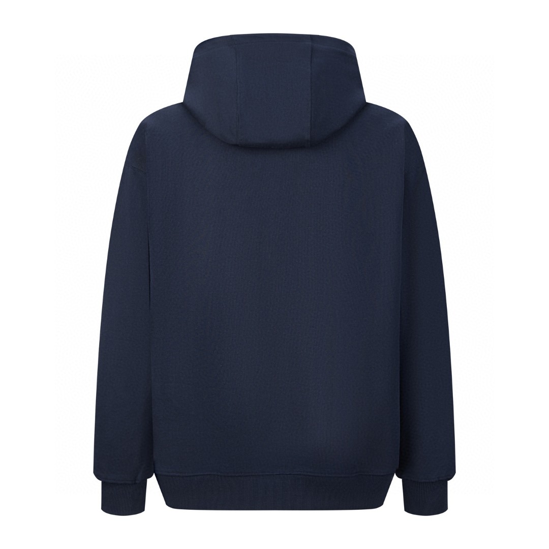 FENDI 芬迪 小狗贴布刺绣标识连帽卫衣 长袖 蓝色 B0 FY1143AW0QF0QG0